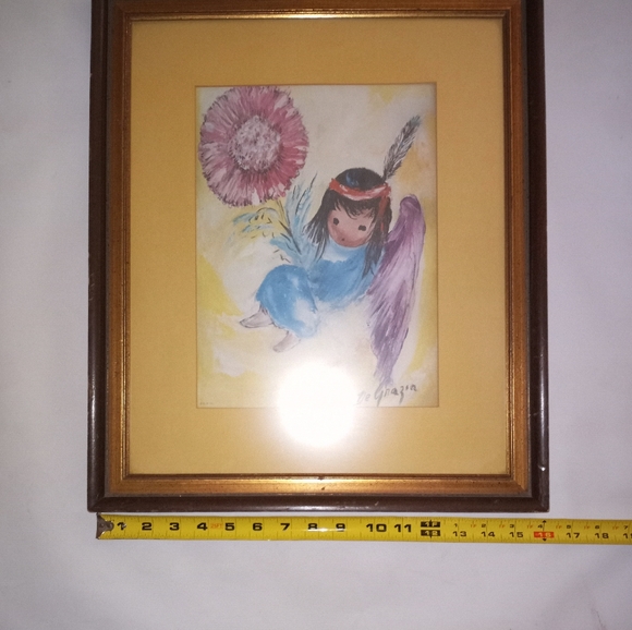 Vintage TED DEGRAZIA FLOWER GIRL PRINT - Picture 5 of 8